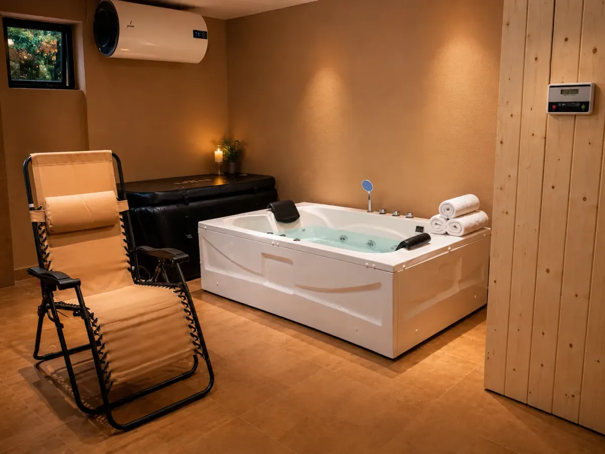 The recovery suite at V2 Fitness Zone Kompally