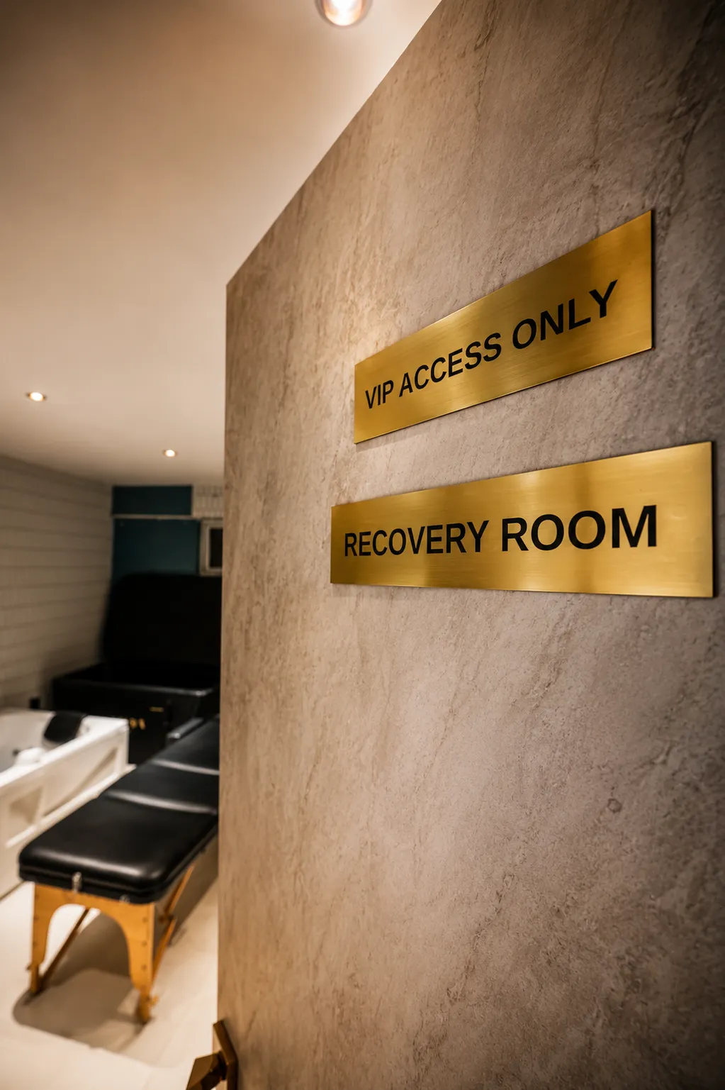 Inside the recovery suite at V2 Fitness Zone Miyapur