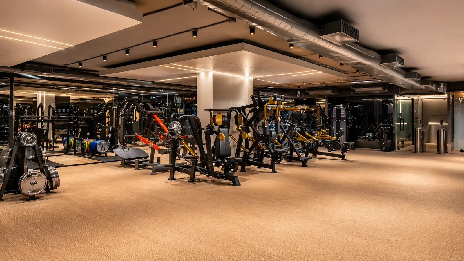 The strength and equipment floor at V2 Fitness Zone Kompally