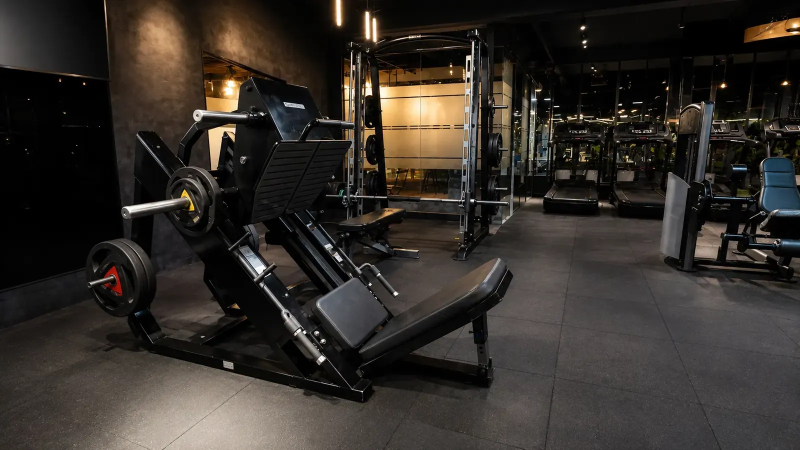 The strength and equipment floor at V2 Fitness Zone Sainikpuri