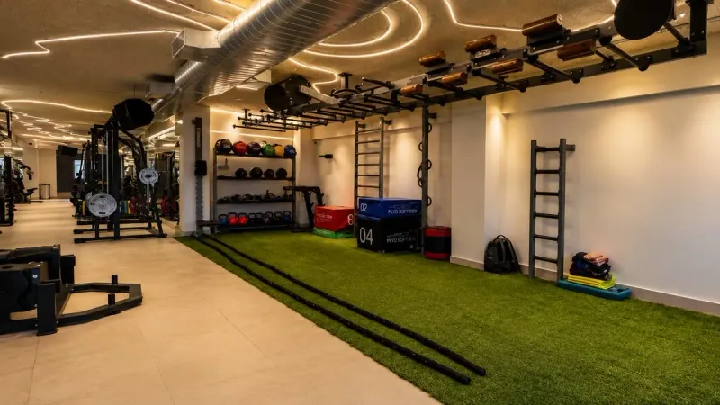 Inside V2 Fitness Zone Miyapur