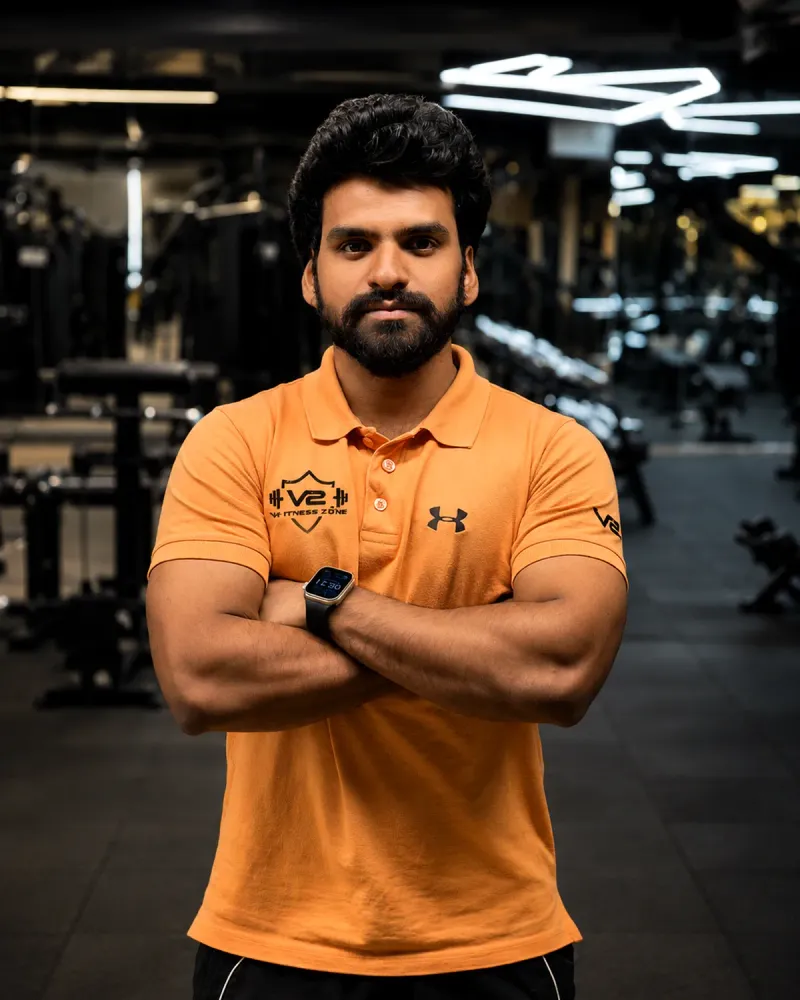 Naresh G, Personal Trainer at V2 Fitness Zone