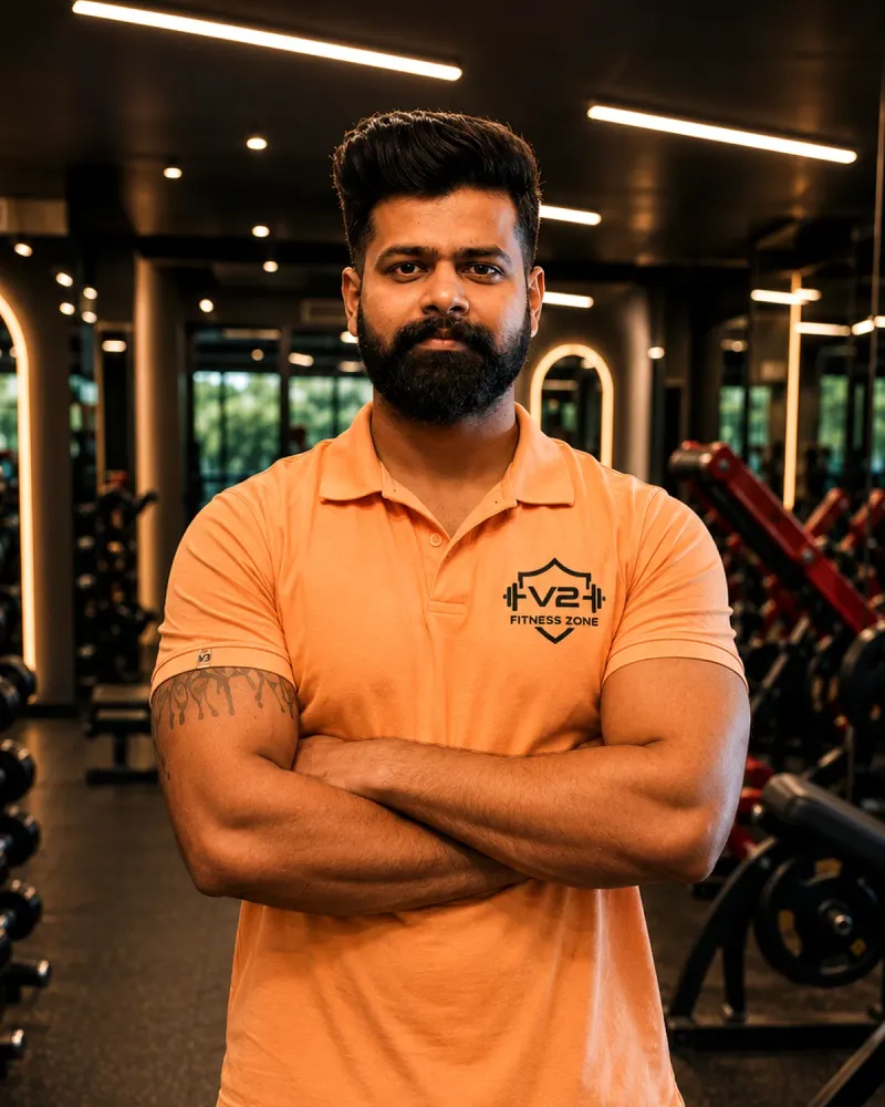 Manikanta, Personal Trainer at V2 Fitness Zone