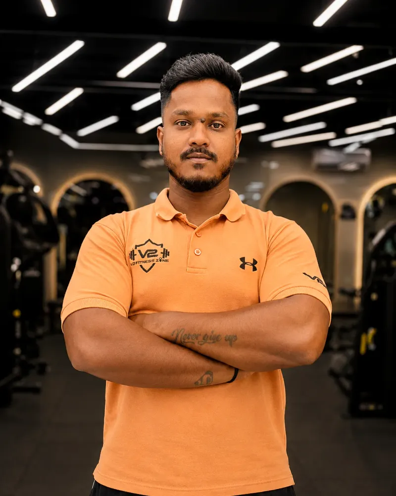 Sai Kiran, Personal Trainer at V2 Fitness Zone